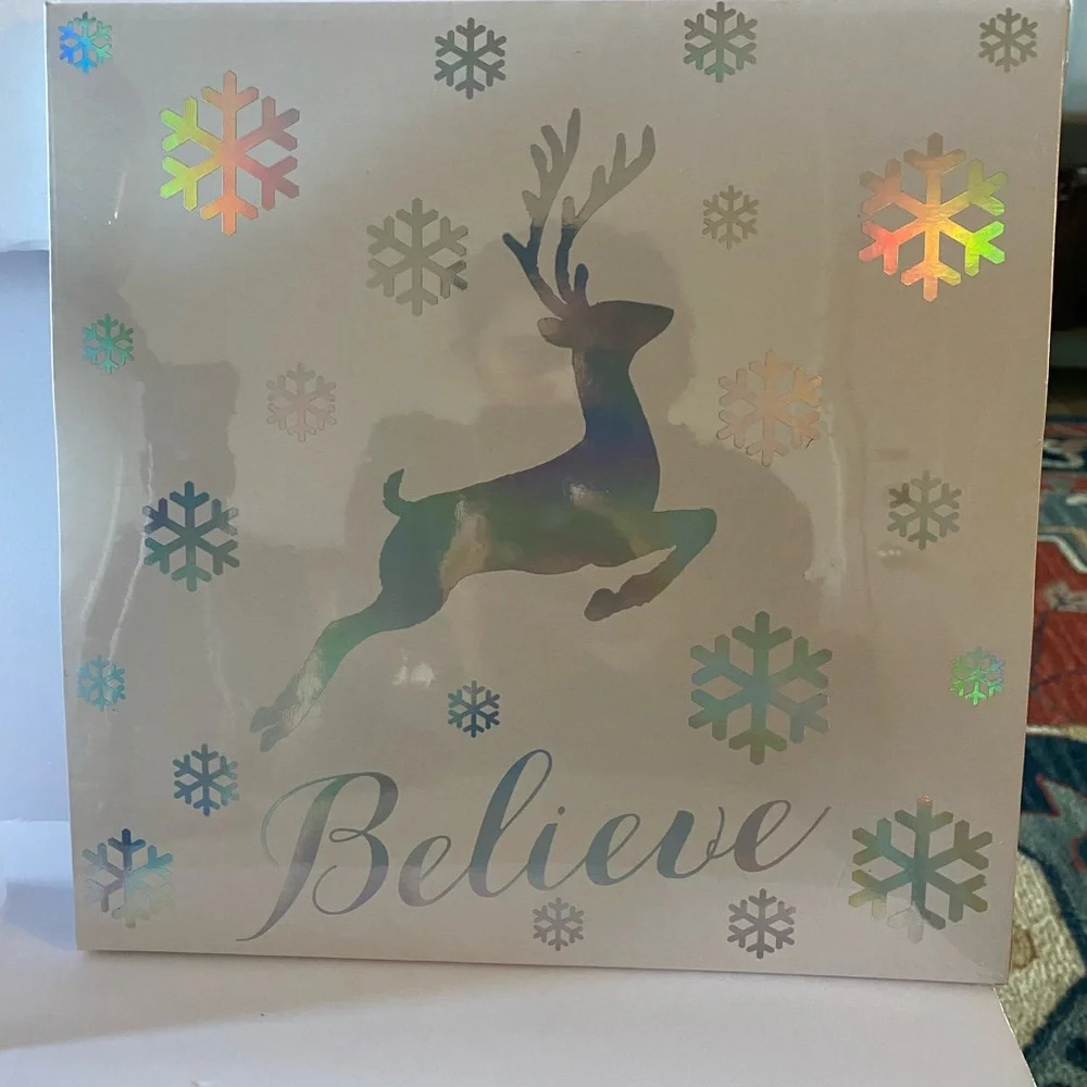 Holographic Reindeer Wall Art